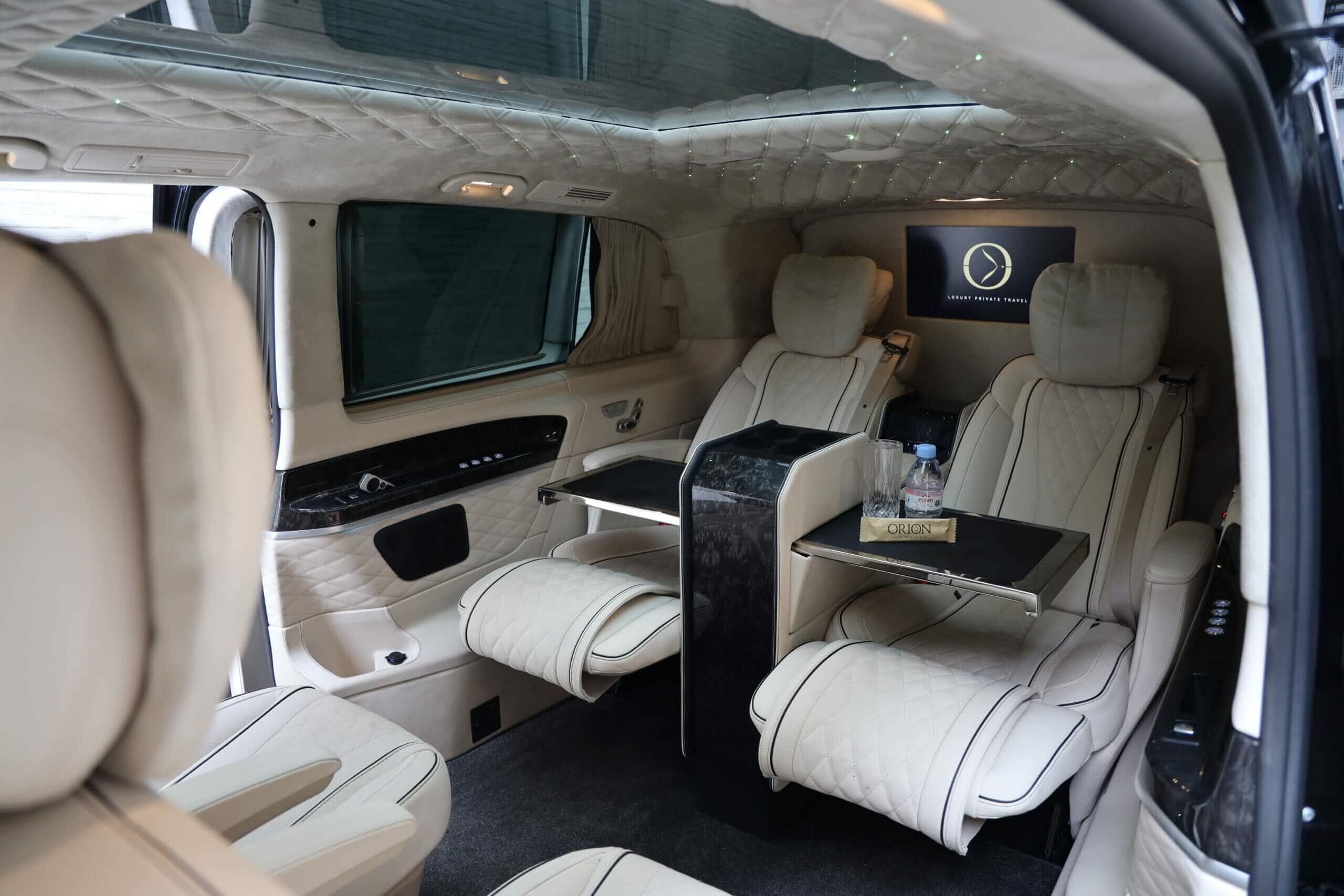 Mercedes Jet Class VIP chauffeur transfer London luxury vehicle exterior
