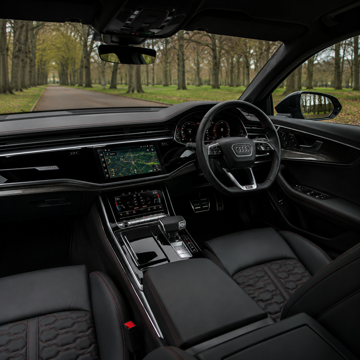 Premium Luxury Car Rental London Front Grille View