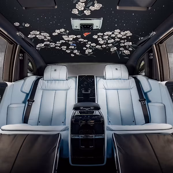 Rolls Royce Phantom Interior Chauffeur London