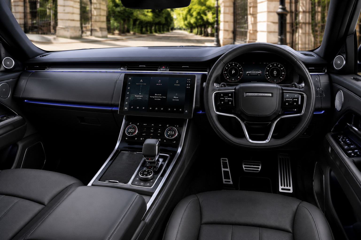 Luxury Chauffeur Service In London Executive Premium Rear Seat Console Detail