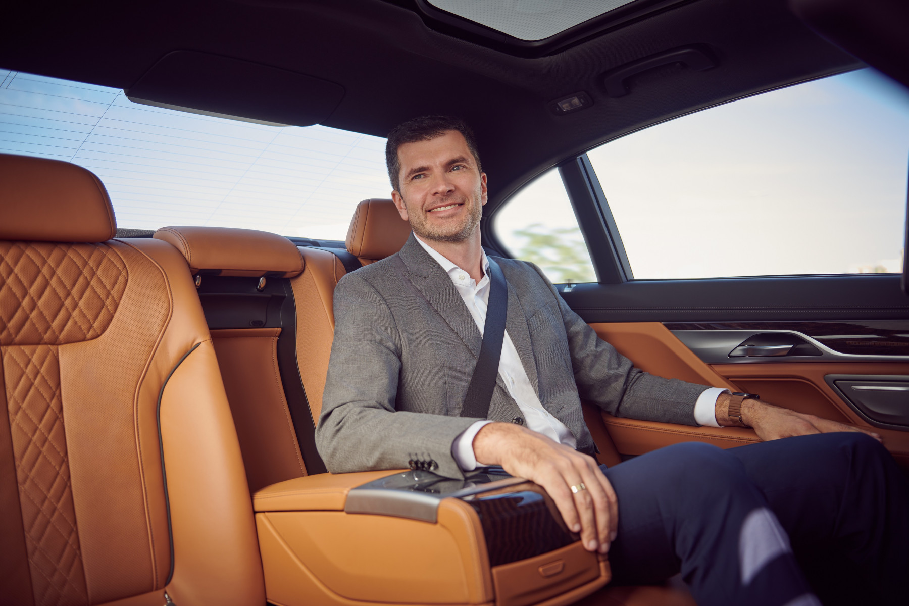 Weekly Chauffeur Service High End Tailored Rear Cabin Interior Offering Exceptional Restful Luxury