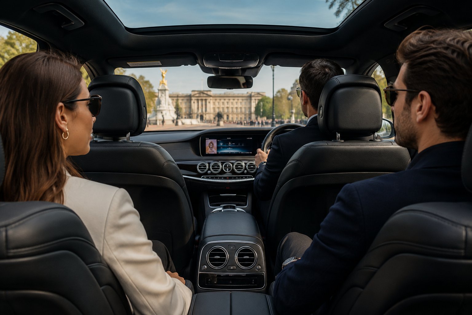 Chauffeur For Day Trips Tailored Rear Cabin Interior Offering Exceptional Comfort And Panoramic Relaxation