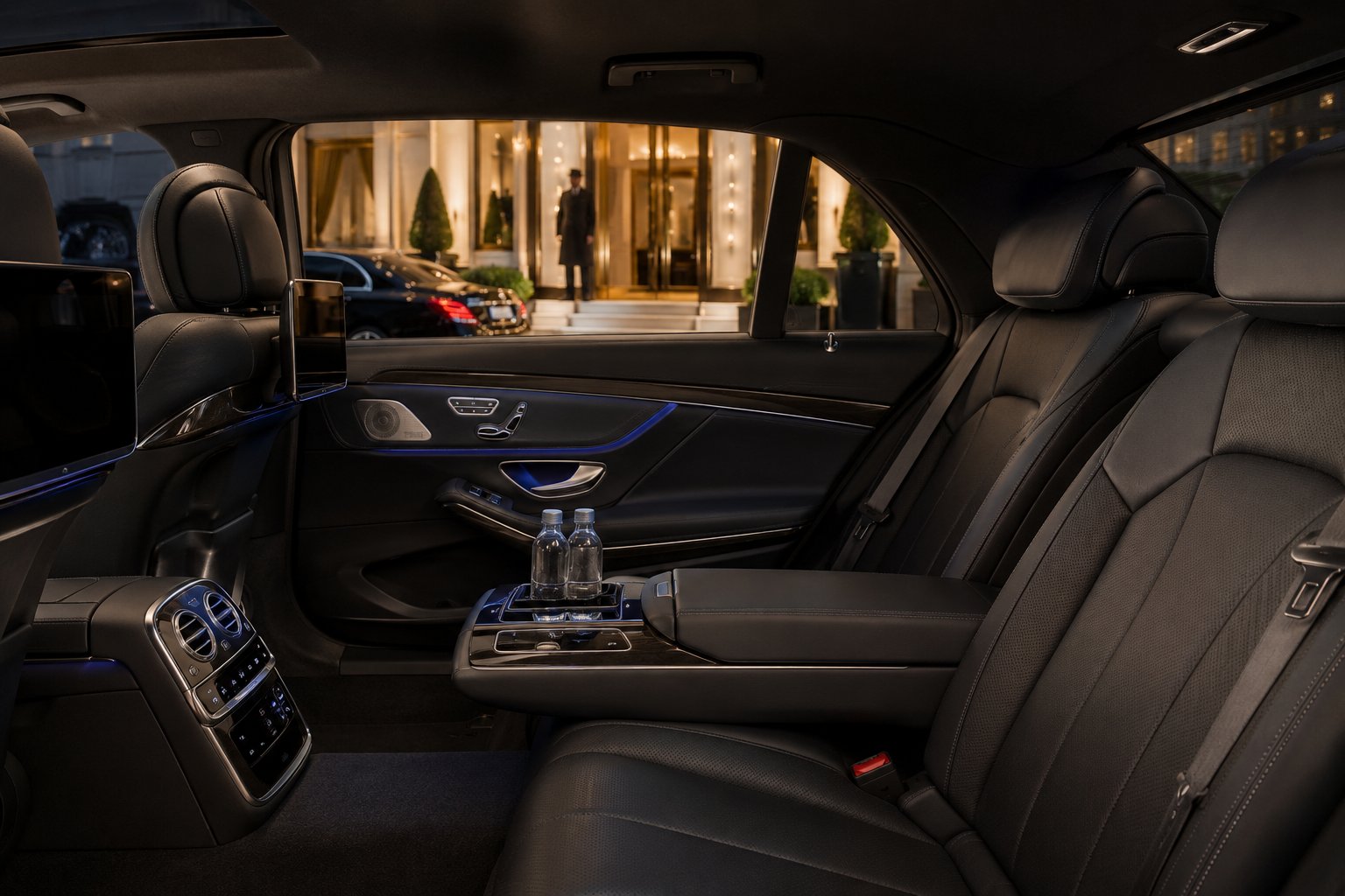 Birthday Chauffeur Service High End Tailored Cabin Seating Interior Ensuring Unmatched Comfort