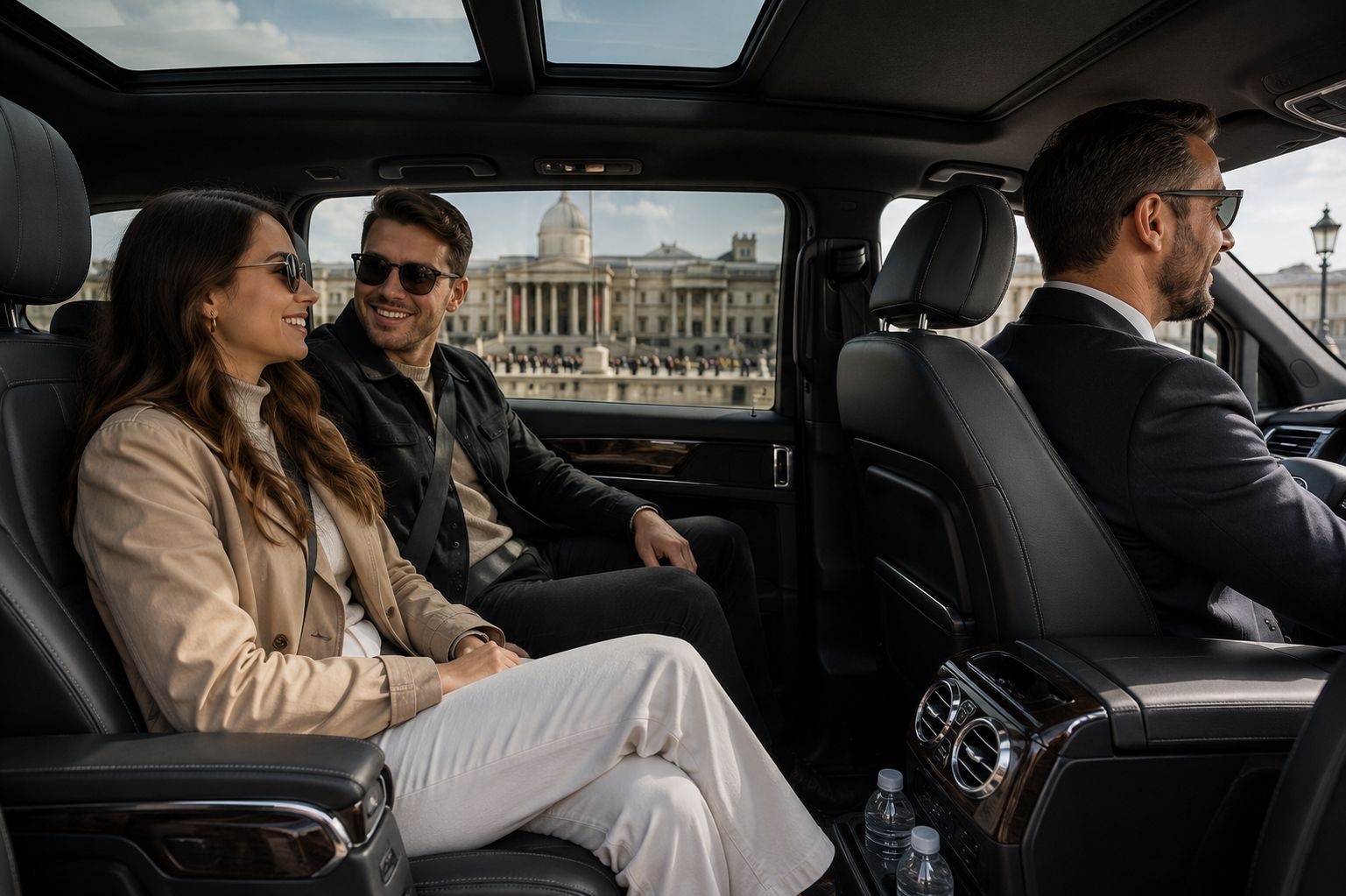 Tourist Chauffeur London Tailored Rear Cabin Interior Offering Exceptional Panoramic Comfort And Privacy