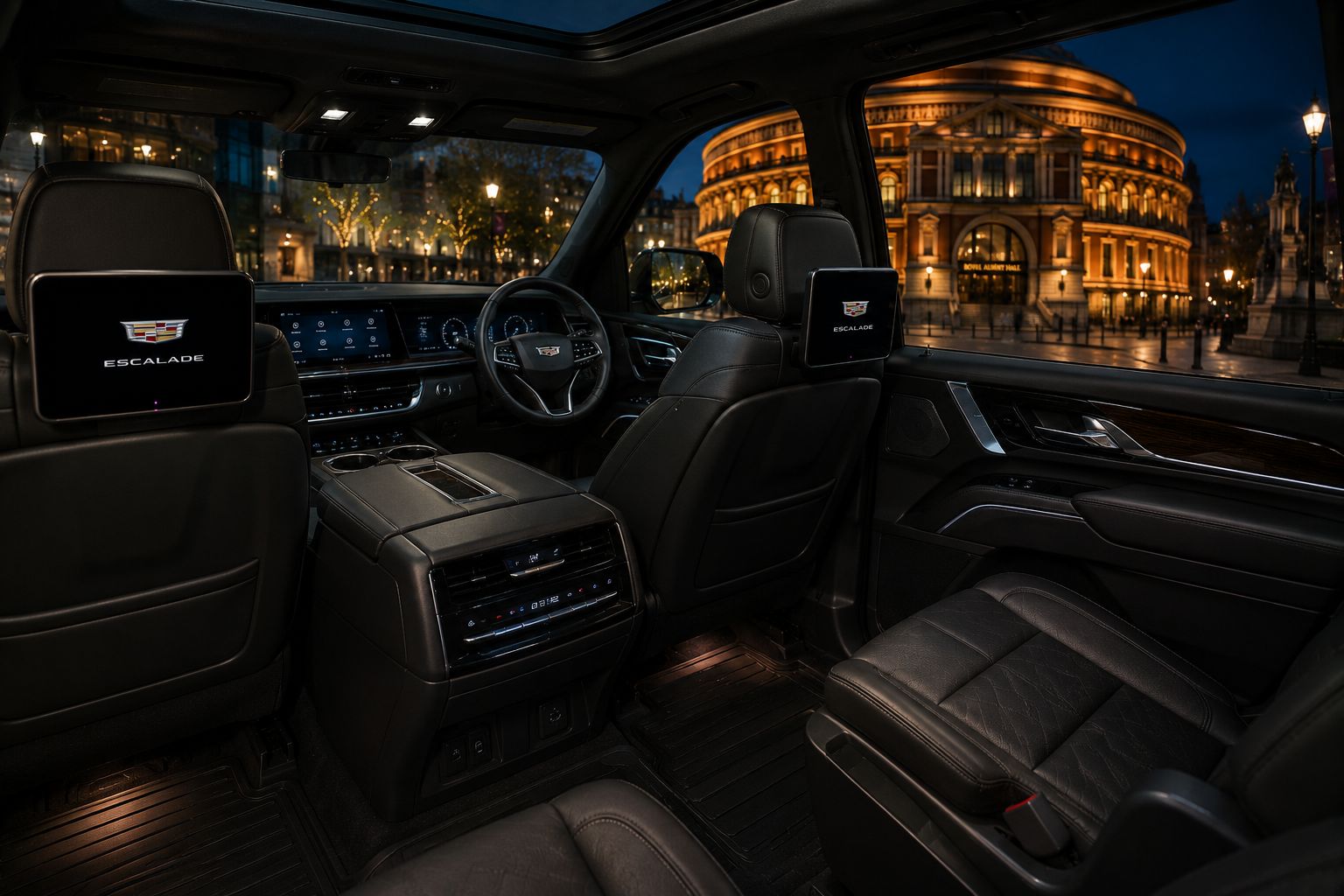 Royal Albert Hall Chauffeur High End Tailored Rear Cabin Interior Offering Exceptional Restful Luxury