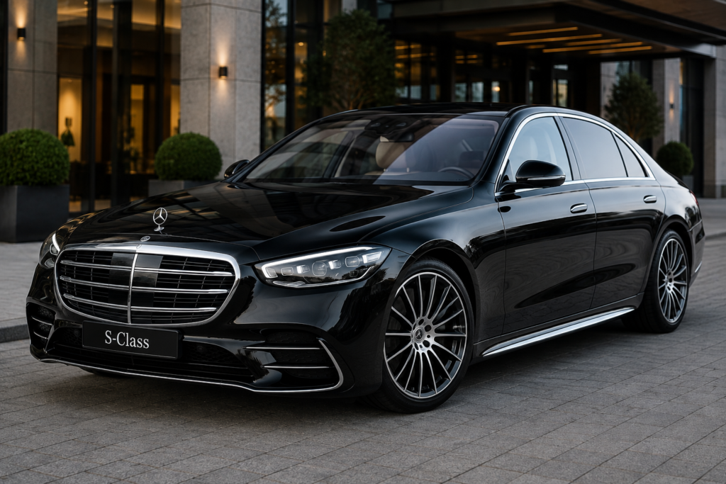 Book with us for Mercedes S-Class chauffeur hire