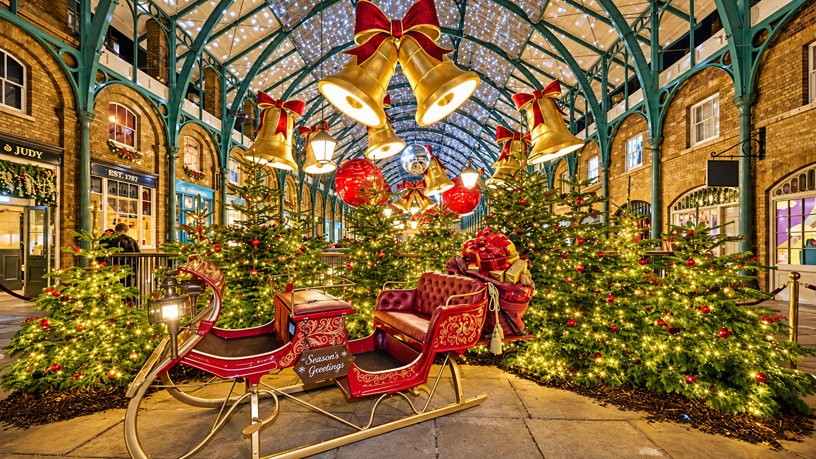 Christmas Tree Shopping London with a private luxury chauffeur